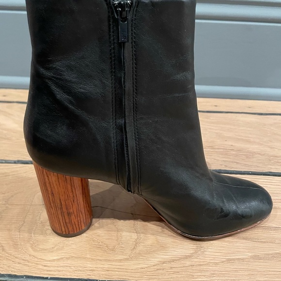 Loeffler Randall Wilder Black Leather Bootie Size 8.5 - Picture 5 of 13